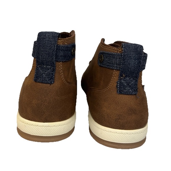 New With Box G.H. Bass Atwater Mens SIZE‎ 9.5 British Brown Mid Top Chukka Boots - Picture 5 of 15